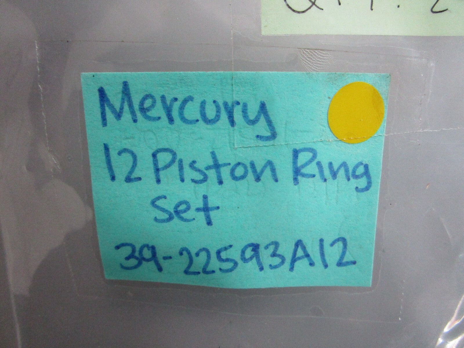 *NEW OEM* 0820 Mercury Quicksilver 12 Piston Ring Set 39-22593A12