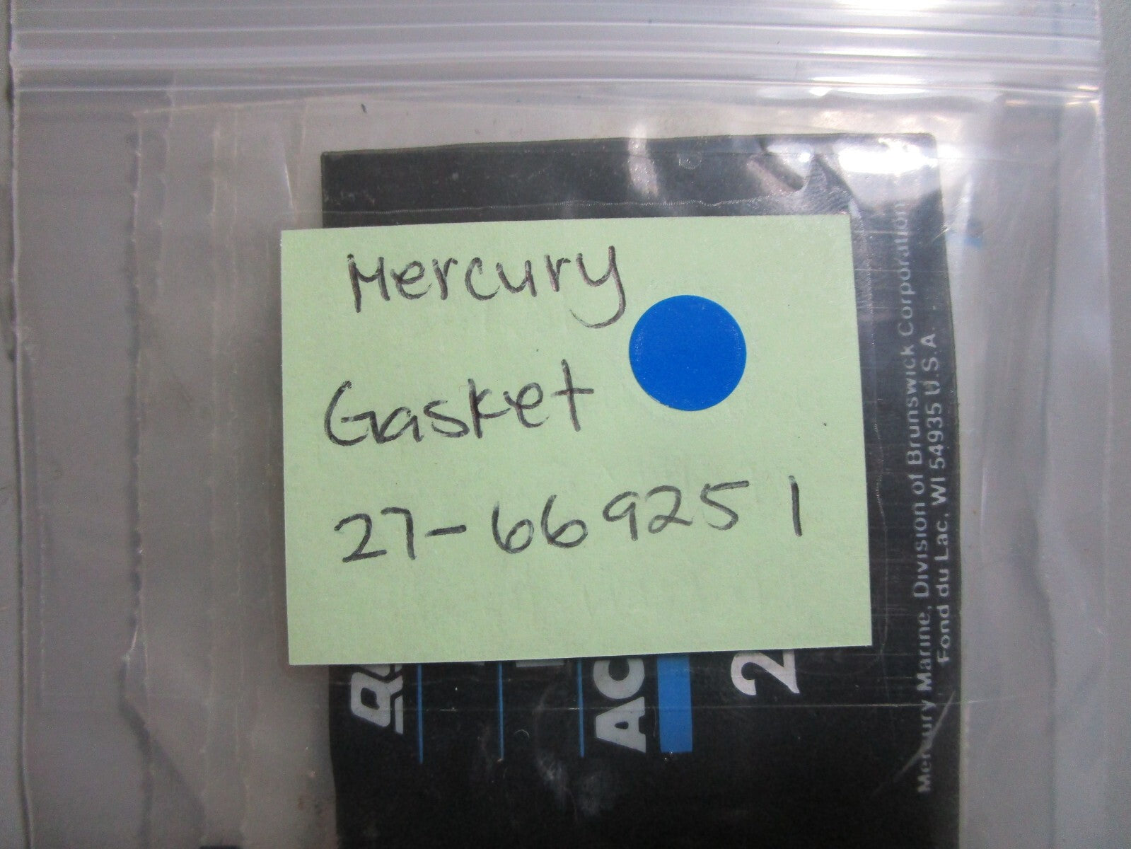 *NEW OEM* 0770 Mercury Quicksilver Gasket 27-669251