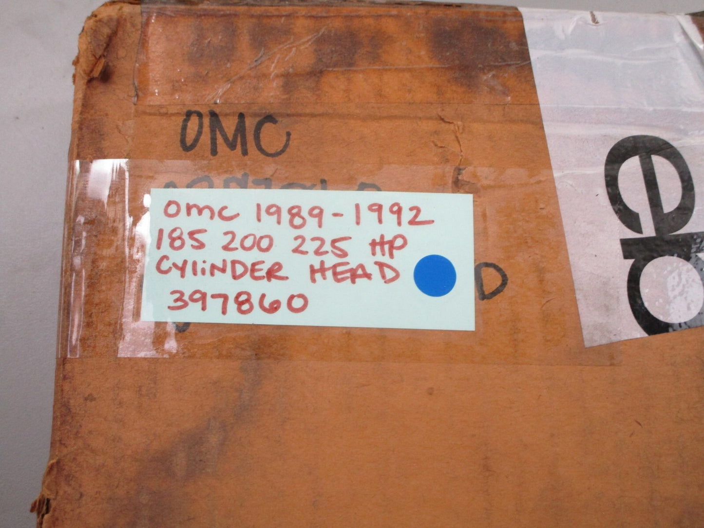 *NEW OEM* 0820 OMC Johnson Evinrude 1989-1992 185 200 225HP Cylinder Head 397860