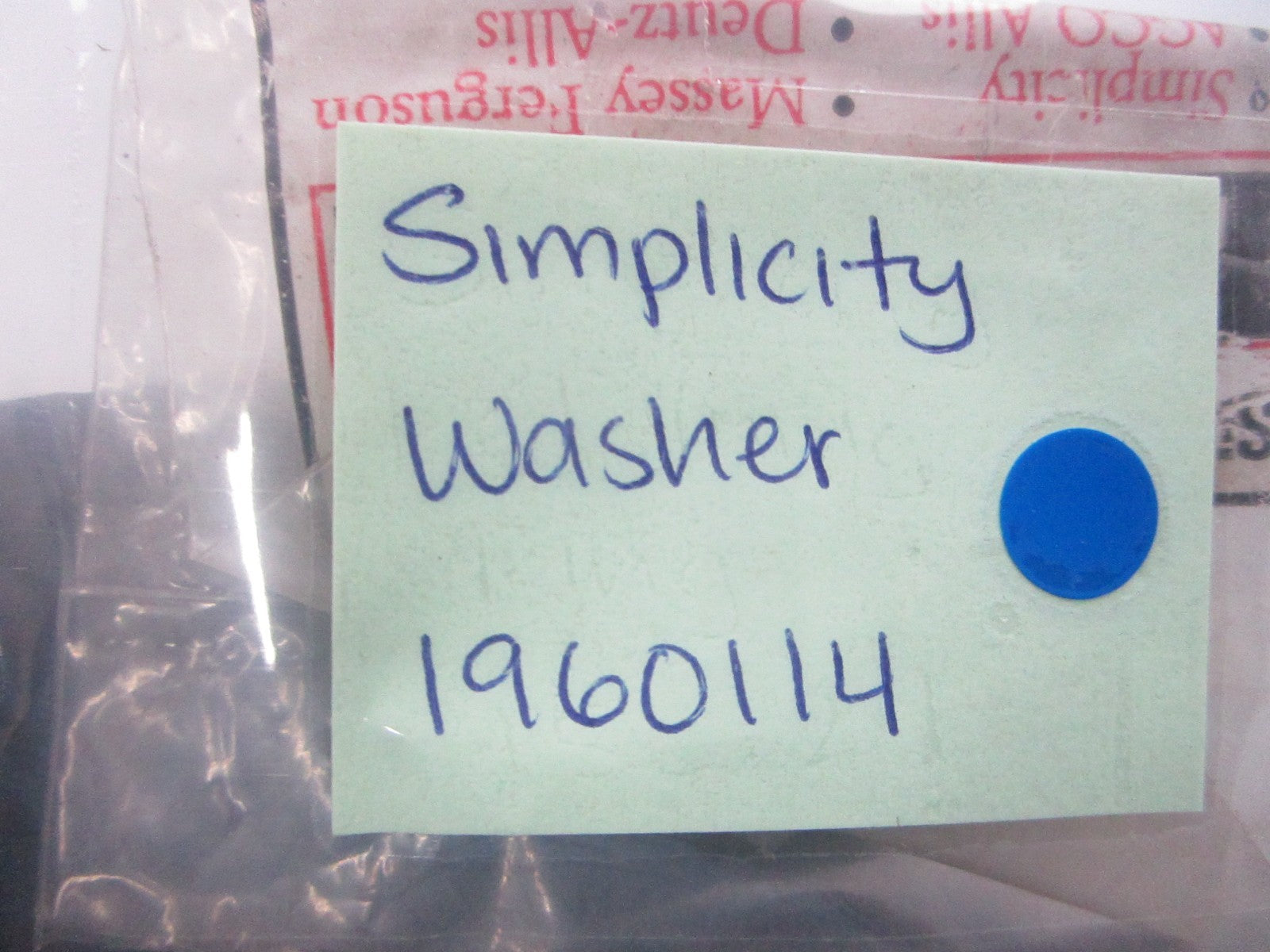 *NEW OEM* (LOT OF 2) 0810 Simplicity Washer 1960114