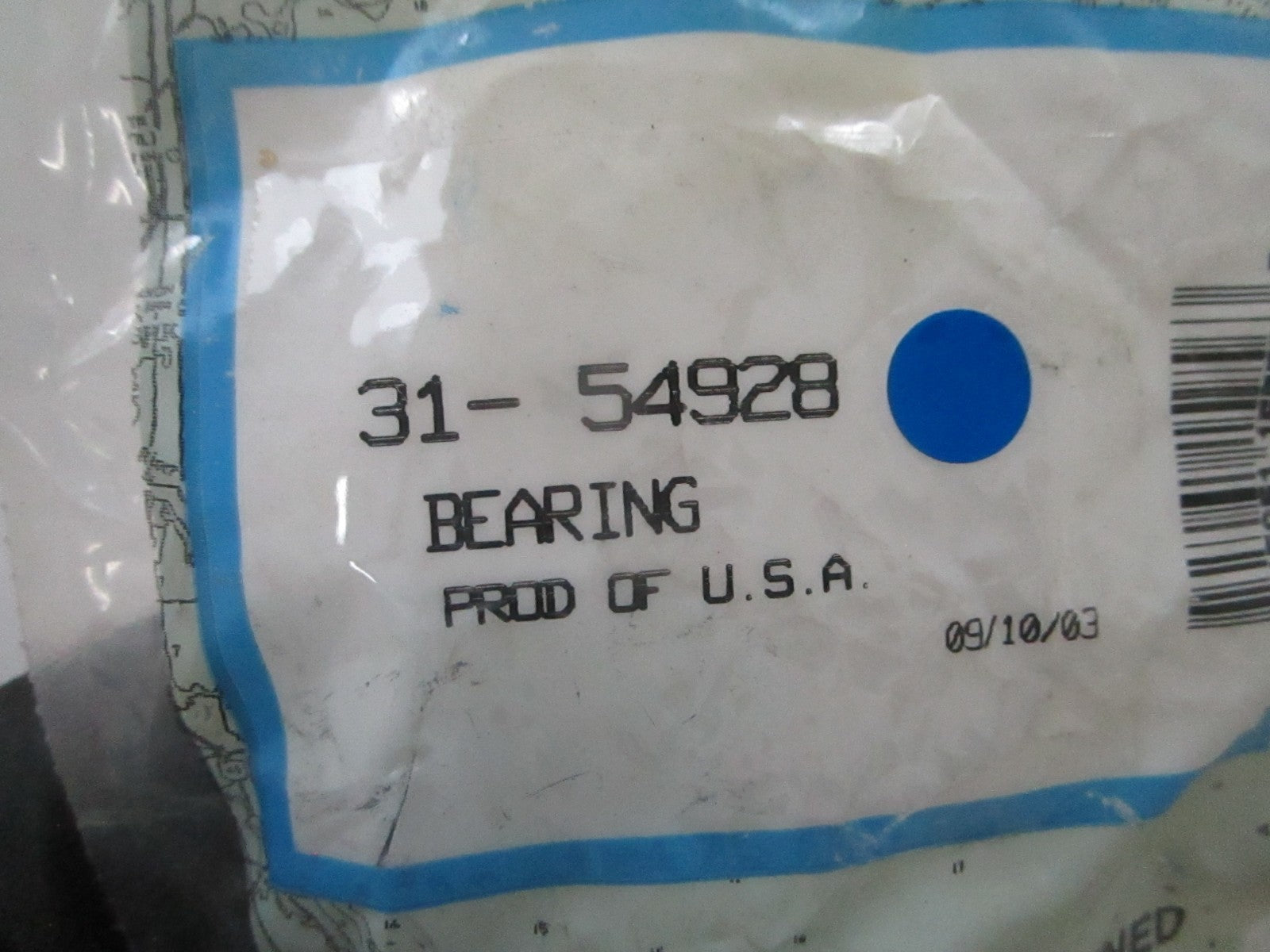 *NEW OEM* 0810 Mercury Quicksilver Bearing 31-54928