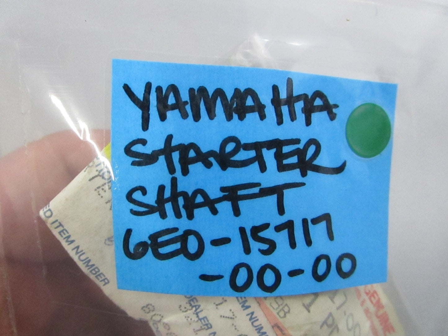 NEW OEM 6E0-15717-00-00 Yamaha Starter Shaft 0810