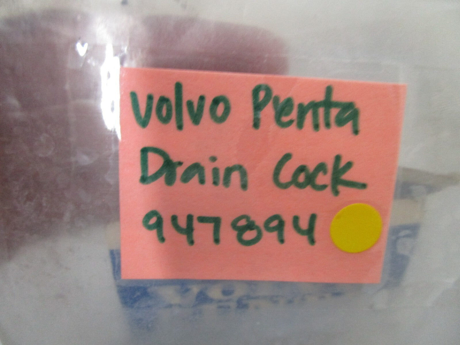 *NEW OEM* 0810 Volvo Penta Drain Cock 947894