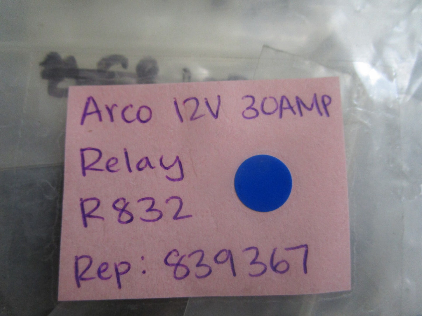 *NEW* 0810 Arco 12V 30AMP Relay R832 Replaces: 839367
