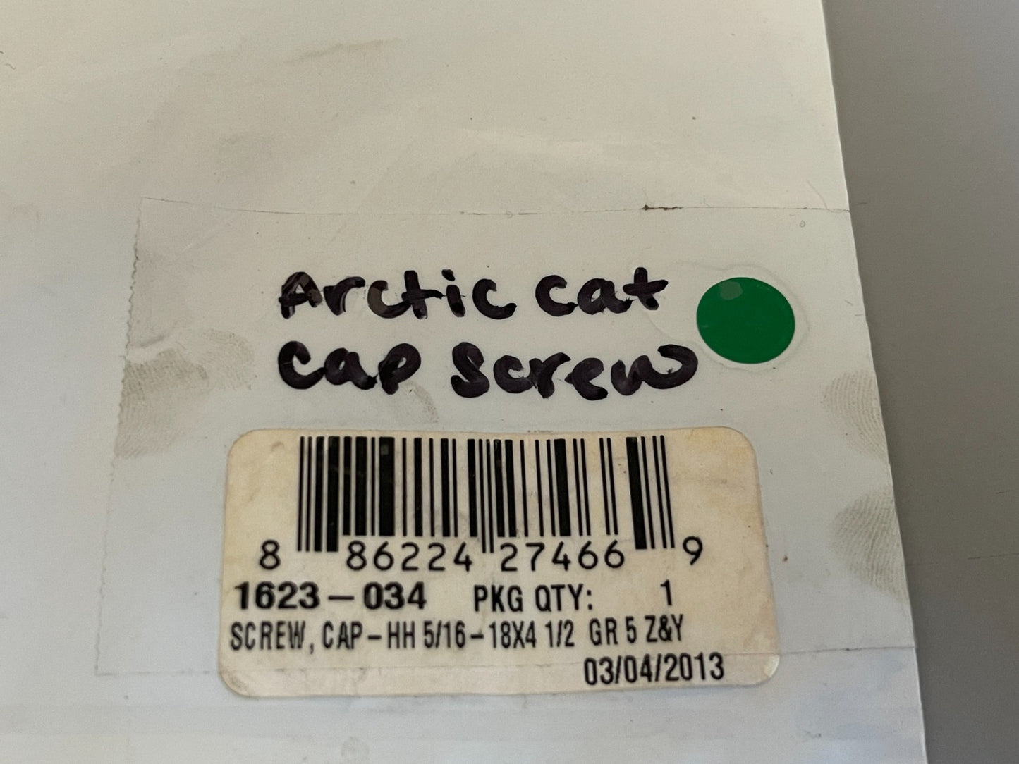 NEW OEM 1623-034 Arctic Cat Cap Screw 0810