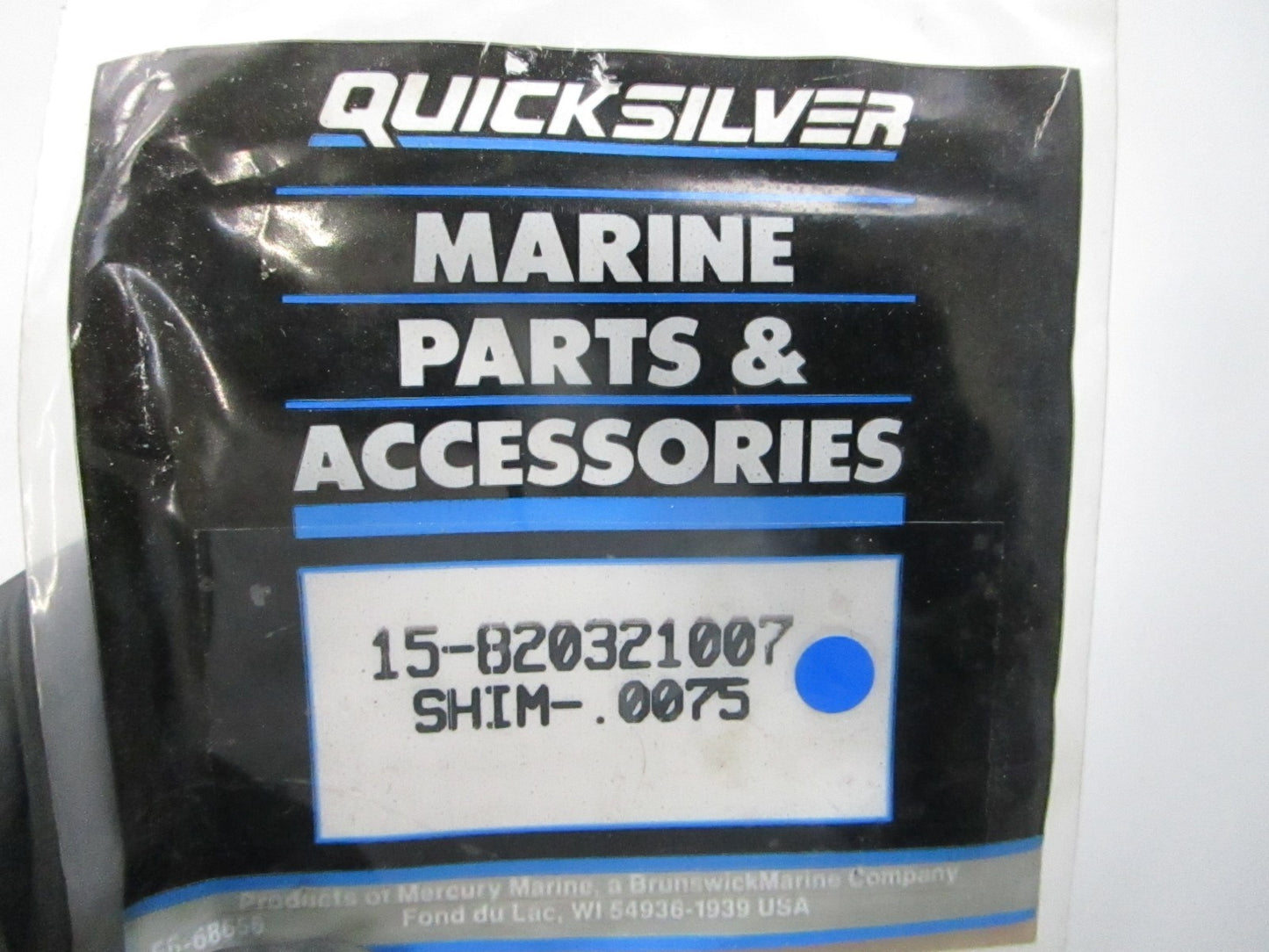 NEW OEM 15-820321007 Mercury Quicksilver .0075 Shim 0810