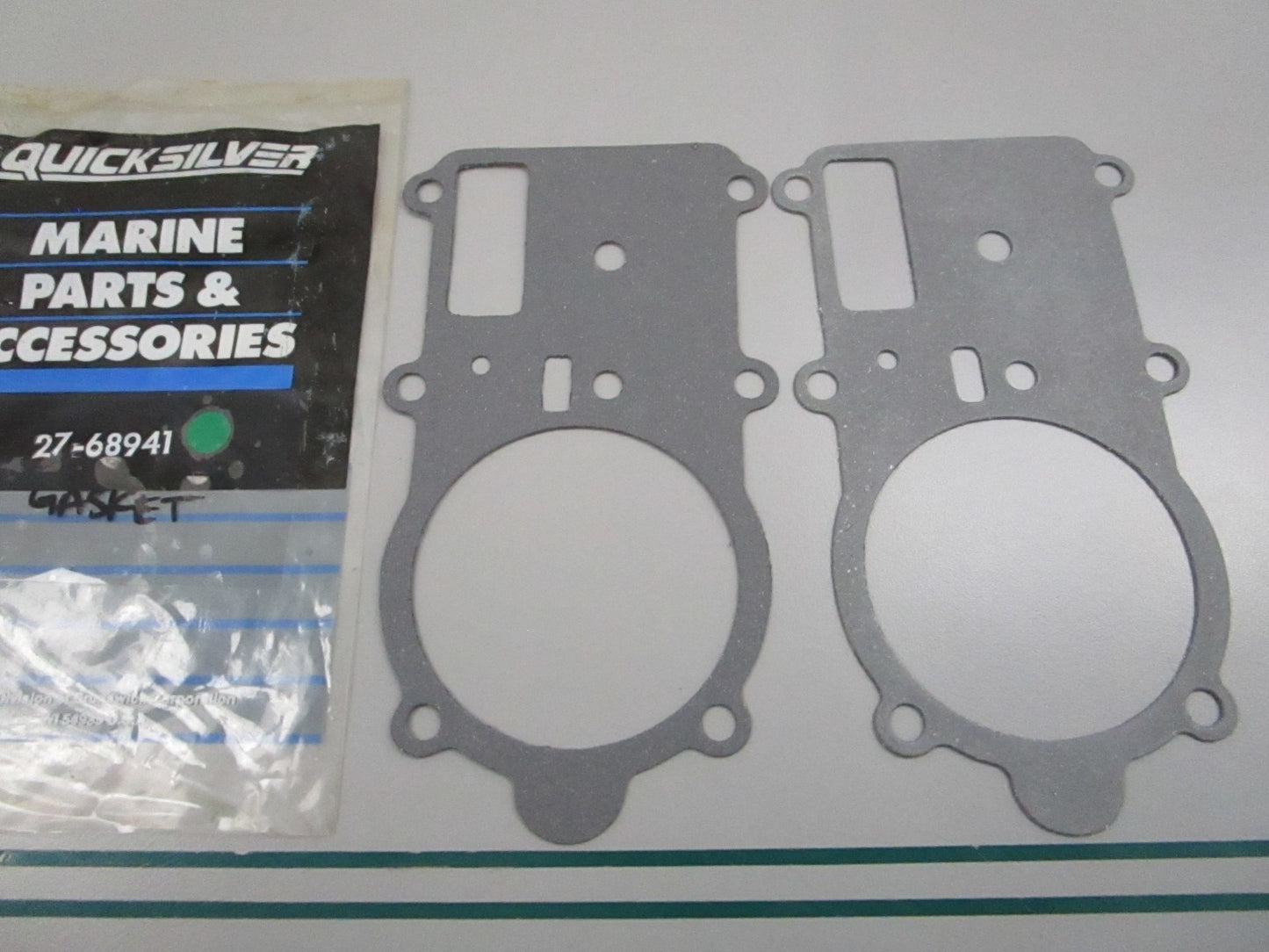 NEW OEM (LOT OF 2) 27-68941 Mercury Quicksilver Gasket 0810