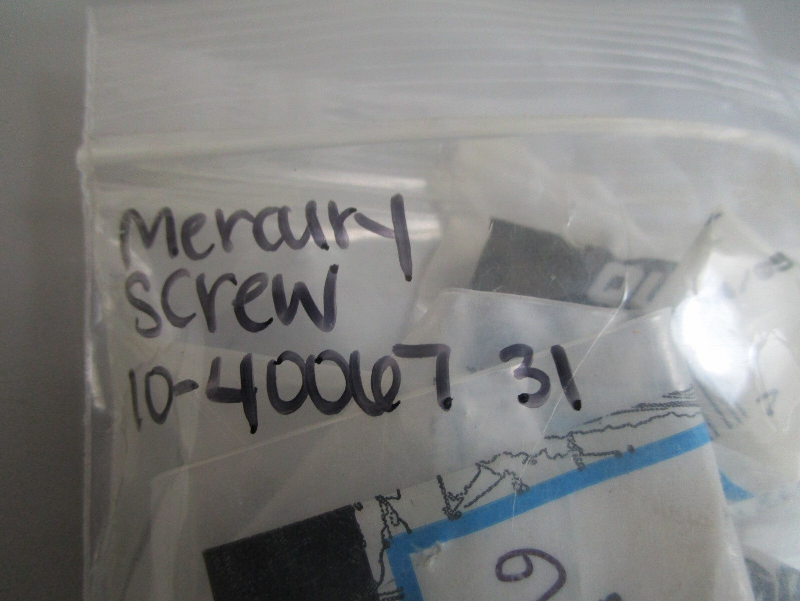 *NEW OEM* (LOT OF 4) 0750 Mercury Quicksilver SCREW 10-40067 31