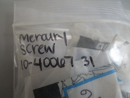 *NEW OEM* (LOT OF 4) 0750 Mercury Quicksilver SCREW 10-40067 31
