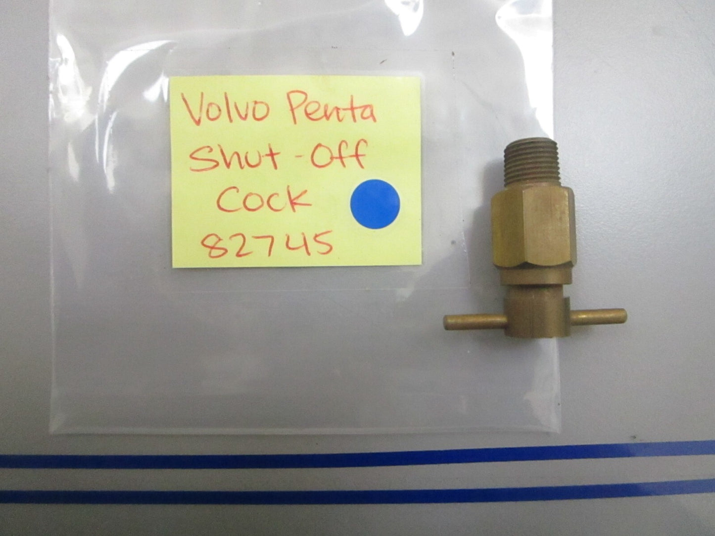 *NEW OEM* 0810 Volvo Penta Shut-Off Cock 82745