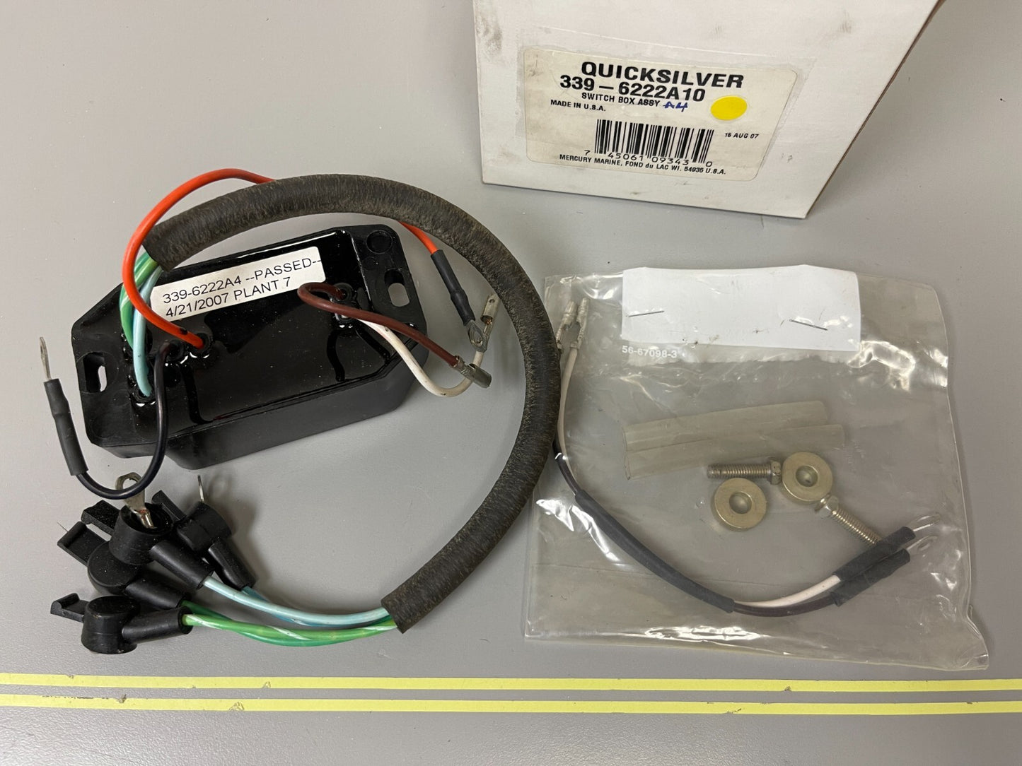 *NEW OEM* 0720 Mercury Quicksilver Switch Box Assembly 339-6222A10 6222A4