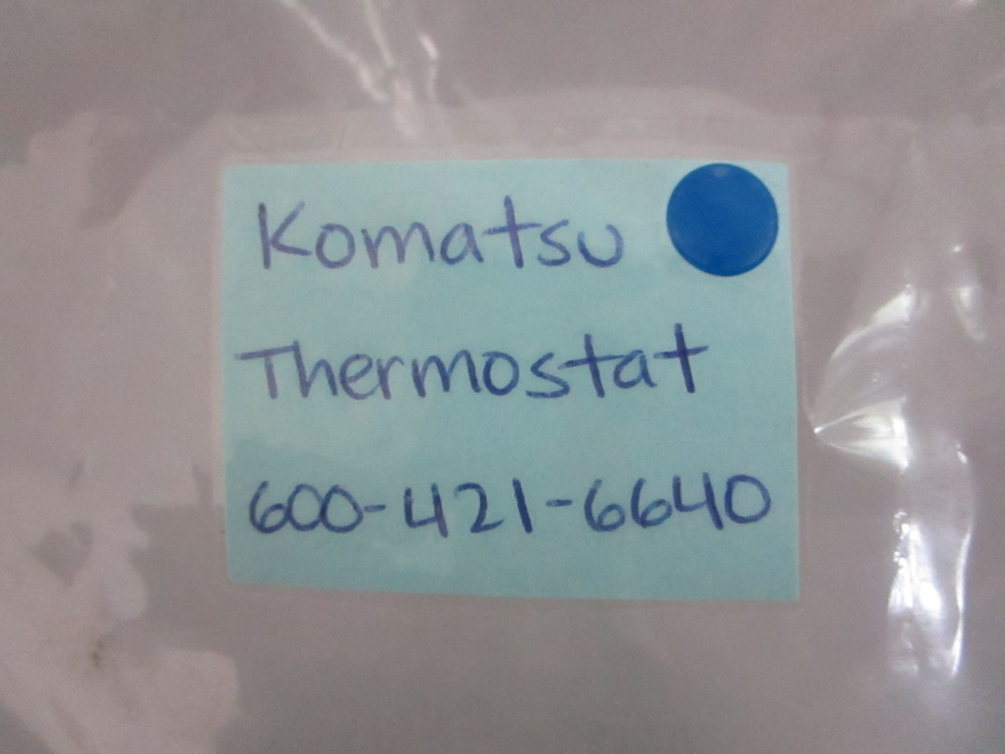 *NEW OEM* 0820 Komatsu Thermostat 600-421-6640