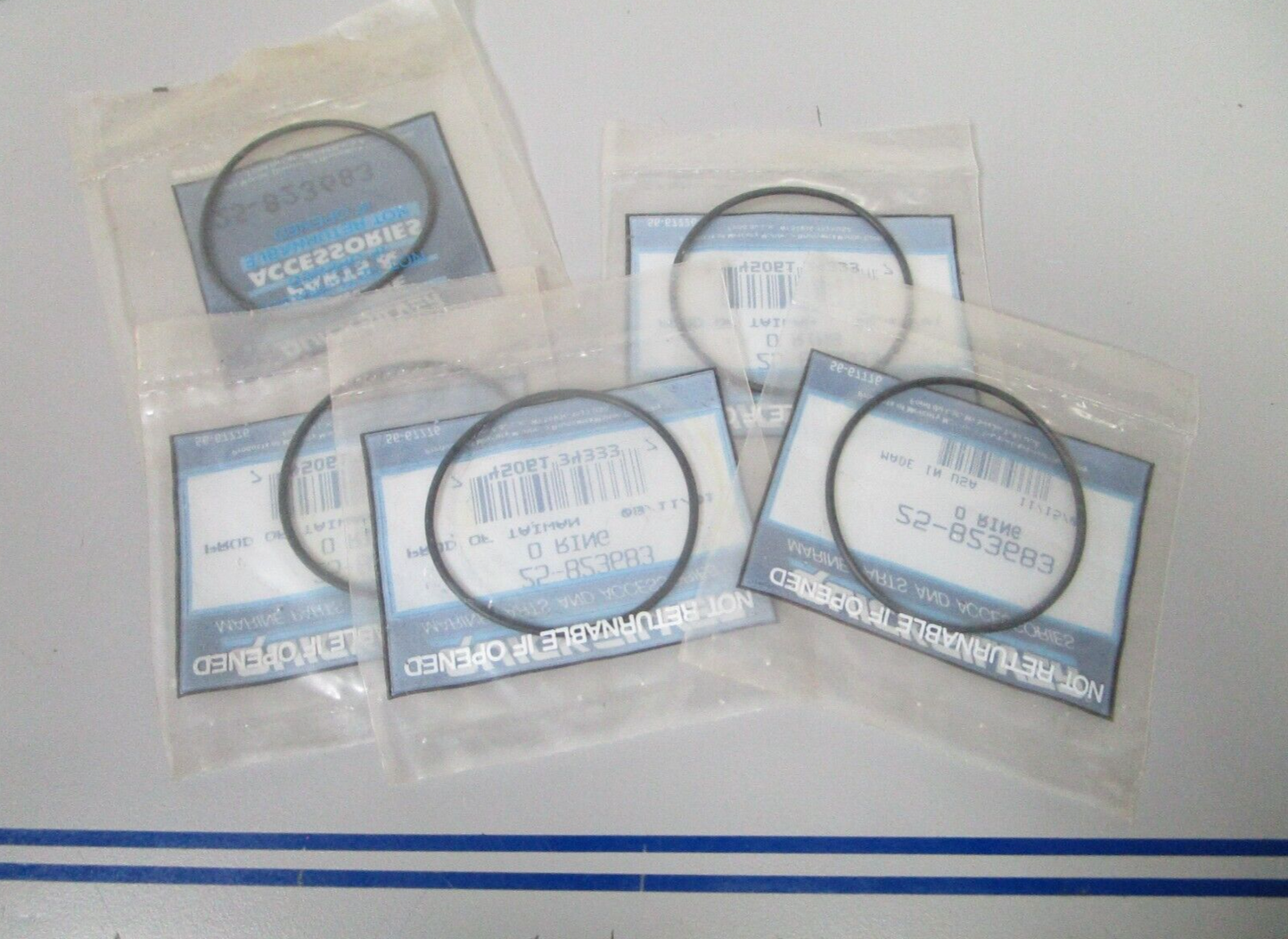 *NEW OEM* (LOT OF 5) 0810 Mercury Quicksilver O-Ring 25-823683