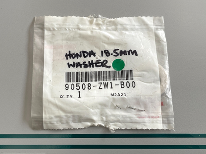 NEW OEM 90508-ZW1-B00 Honda 18.5mm Washer 0810