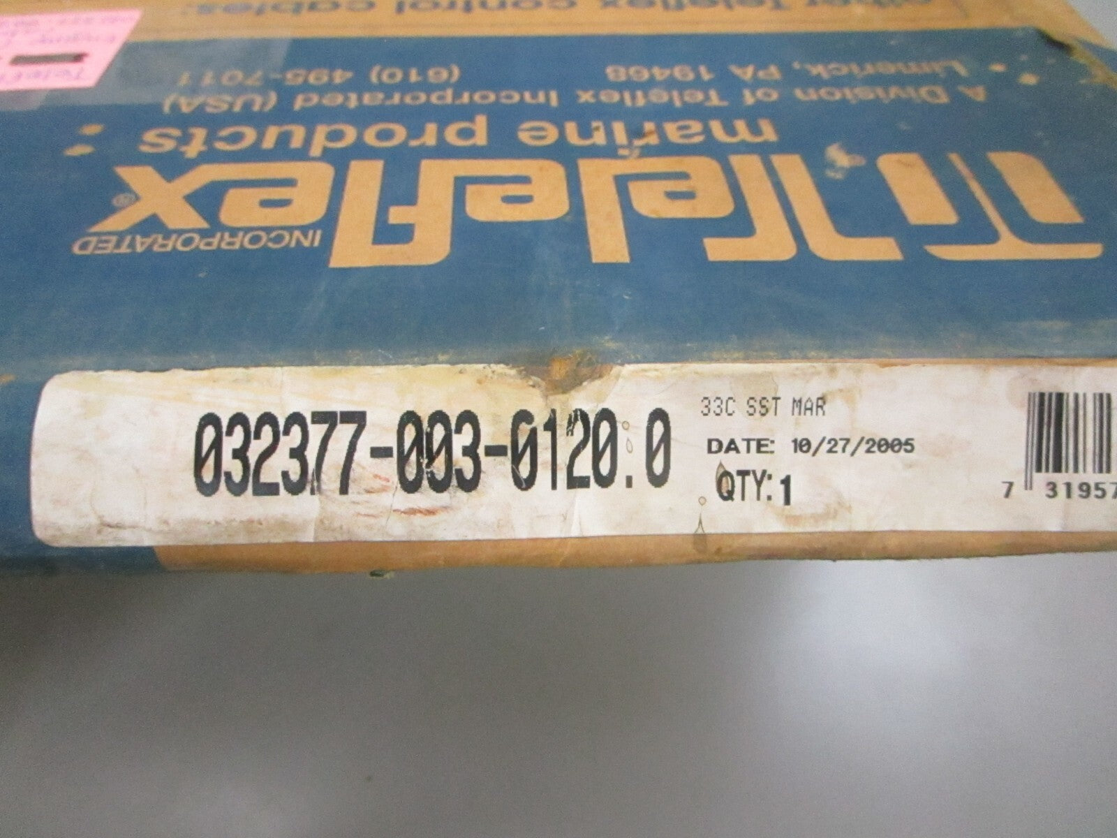 *NEW* 0780 Teleflex 33C SST Engine Control Cable 032377-003-0120