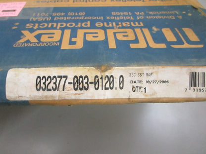 *NEW* 0780 Teleflex 33C SST Engine Control Cable 032377-003-0120