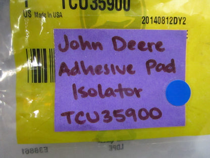 *NEW OEM* 0810 John Deere Adhesive Pad Isolator TCU35900