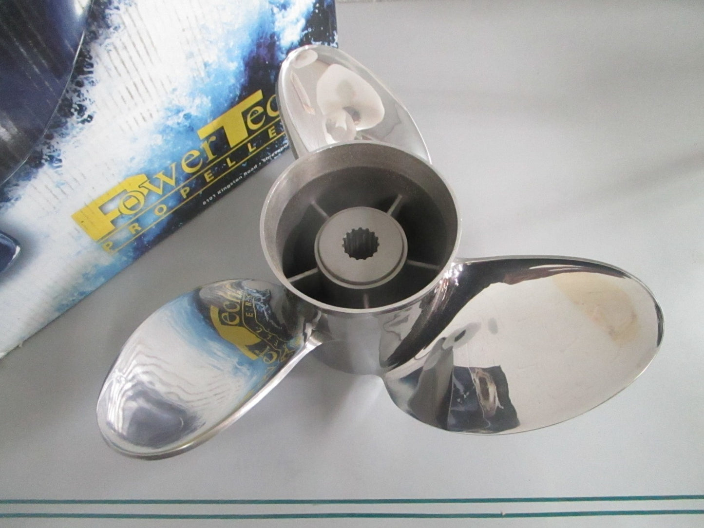 NEW OFS3R14PCL200 Power Tech 15.25×14 Stainless Steel Universal Propeller 0820