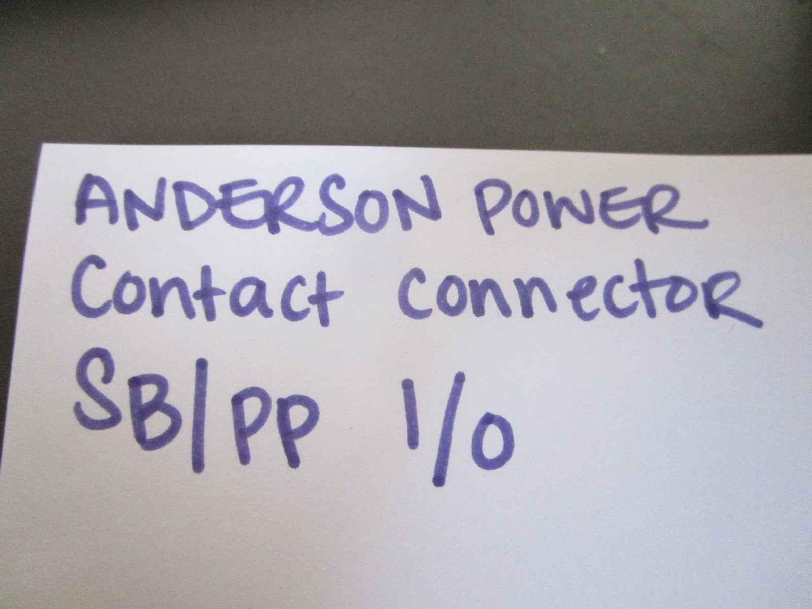 *NEW OEM* (LOT OF 2) 0720 Anderson Power Contact Connector SB/PP 1/0
