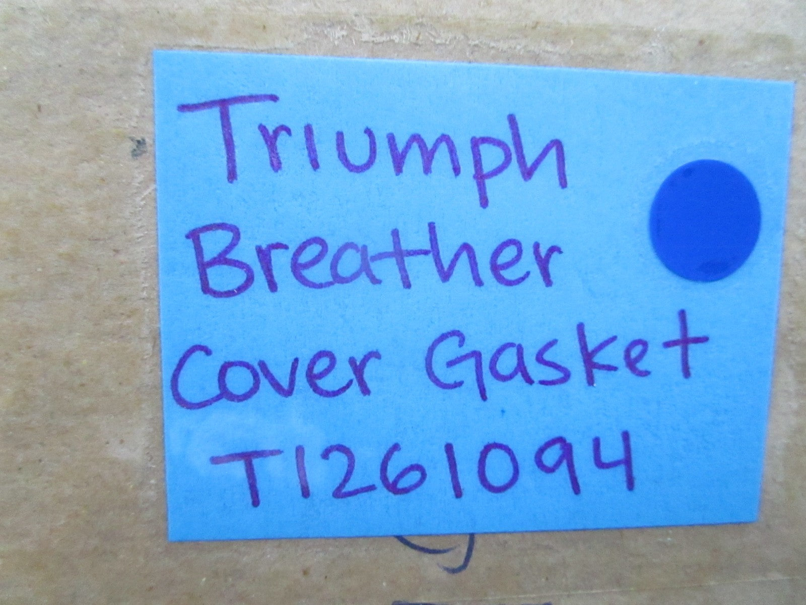 *NEW OEM* 0810 Triumph Breather Cover Gasket T1261094