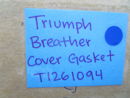 *NEW OEM* 0810 Triumph Breather Cover Gasket T1261094