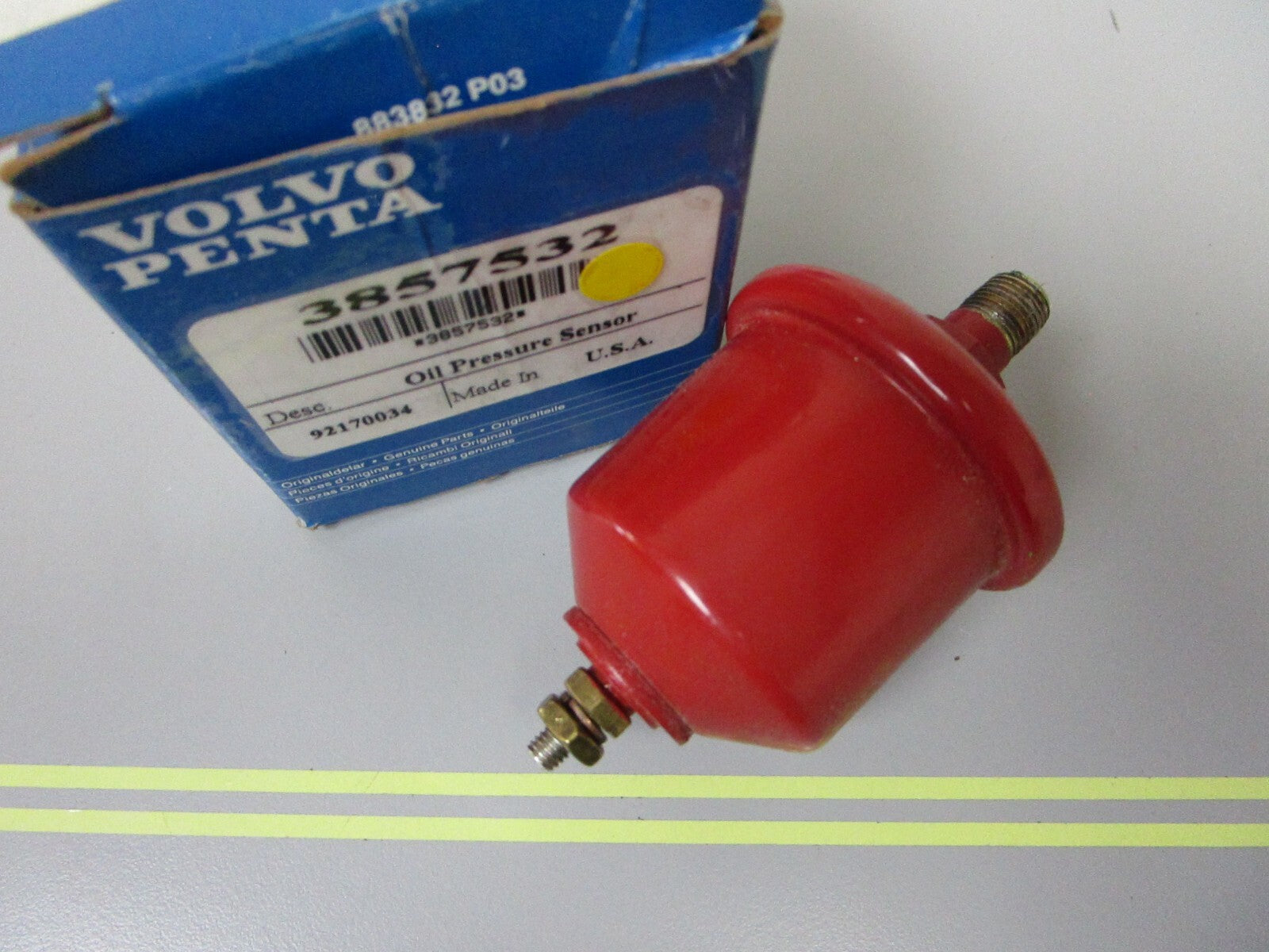 *NEW OEM* 0720 Volvo Penta Oil Pressure Sensor 3857532