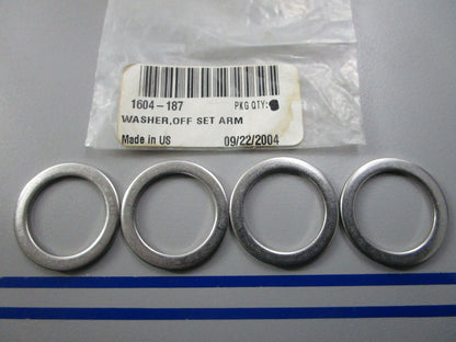 NEW OEM (LOT OF 4) 1604-187 Arctic Cat Off Set Arm Washer 0810