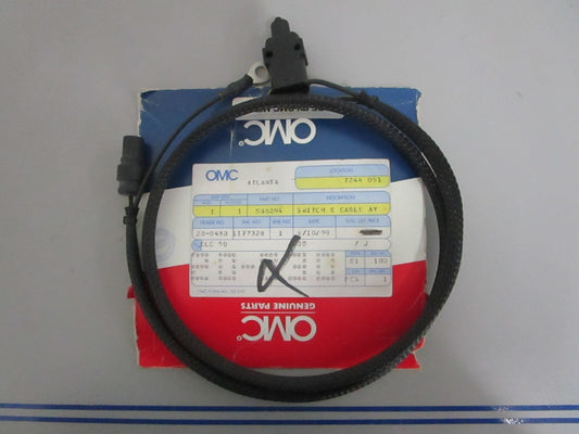 *NEW OEM* 0820 OMC Johnson Evinrude Switch & Cable Ay 586294 0586294
