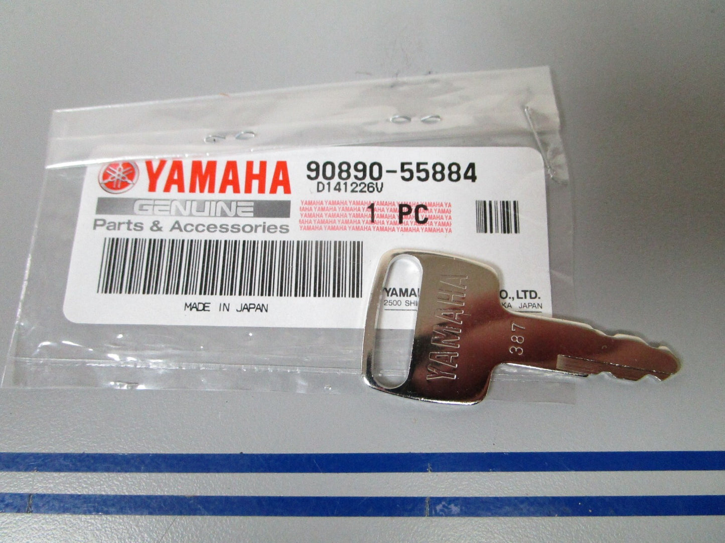 *NEW OEM* 0810 Yamaha 387 Key 90890-55884