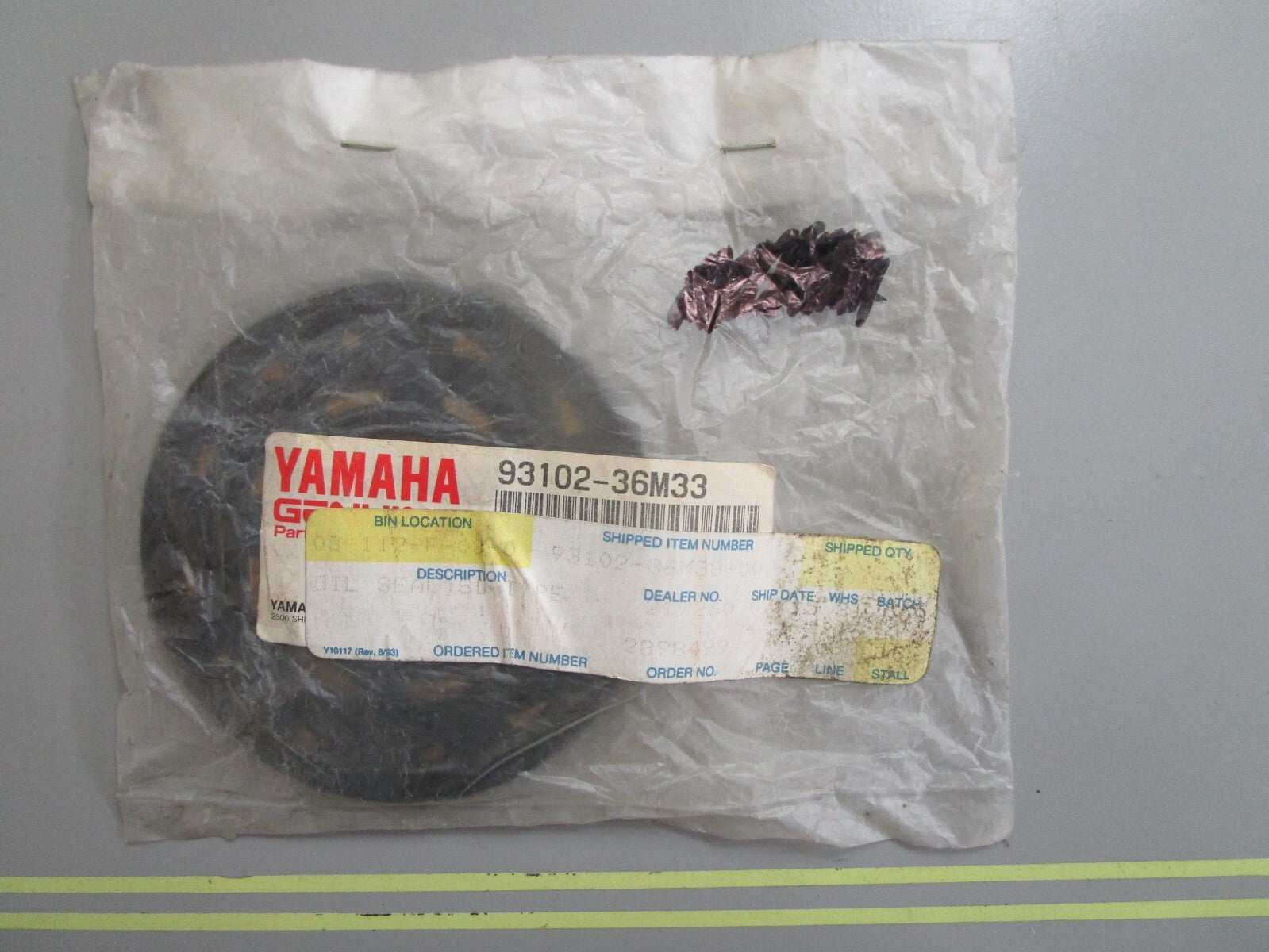 *NEW OEM* 0810 Yamaha Oil Seal 93102-36M33-00