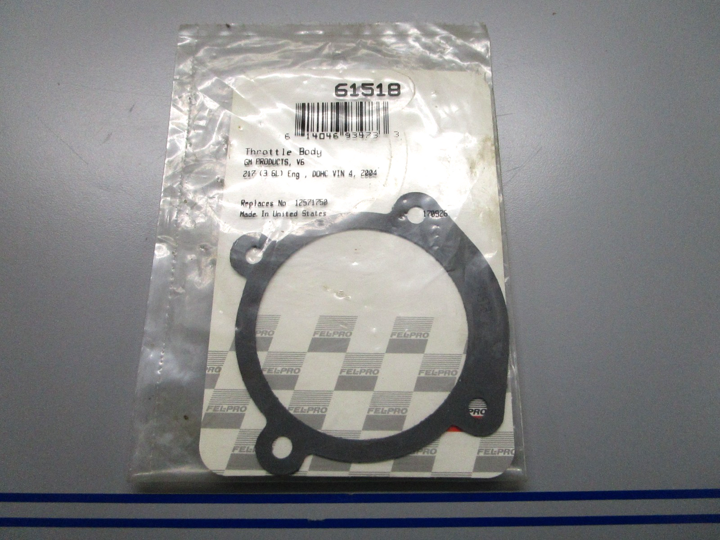 *NEW* 0810 Fel-Pro Throttle Body Gasket 61518