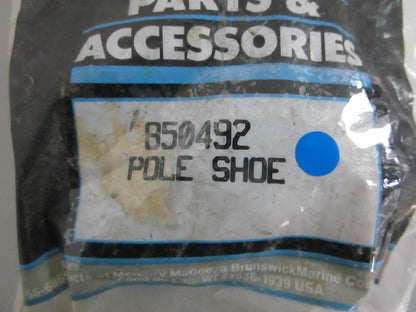 NEW OEM 850492 Mercury Quicksilver Pole Shoe 0820