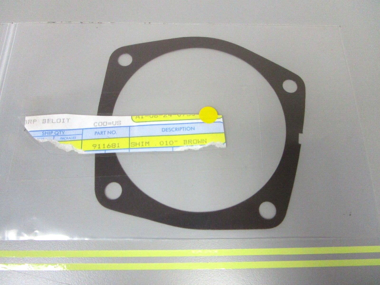 *NEW OEM* 0750 OMC Johnson Evinrude  SHIM .010" BROWN