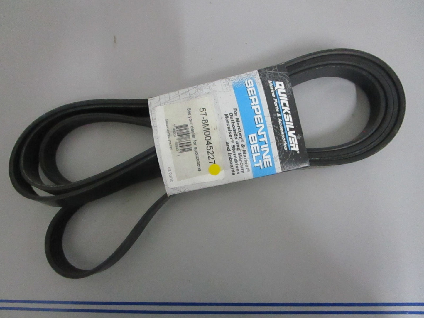 *NEW OEM* 0820 Mercury Quicksilver Serpentine Belt 57-8M0045227