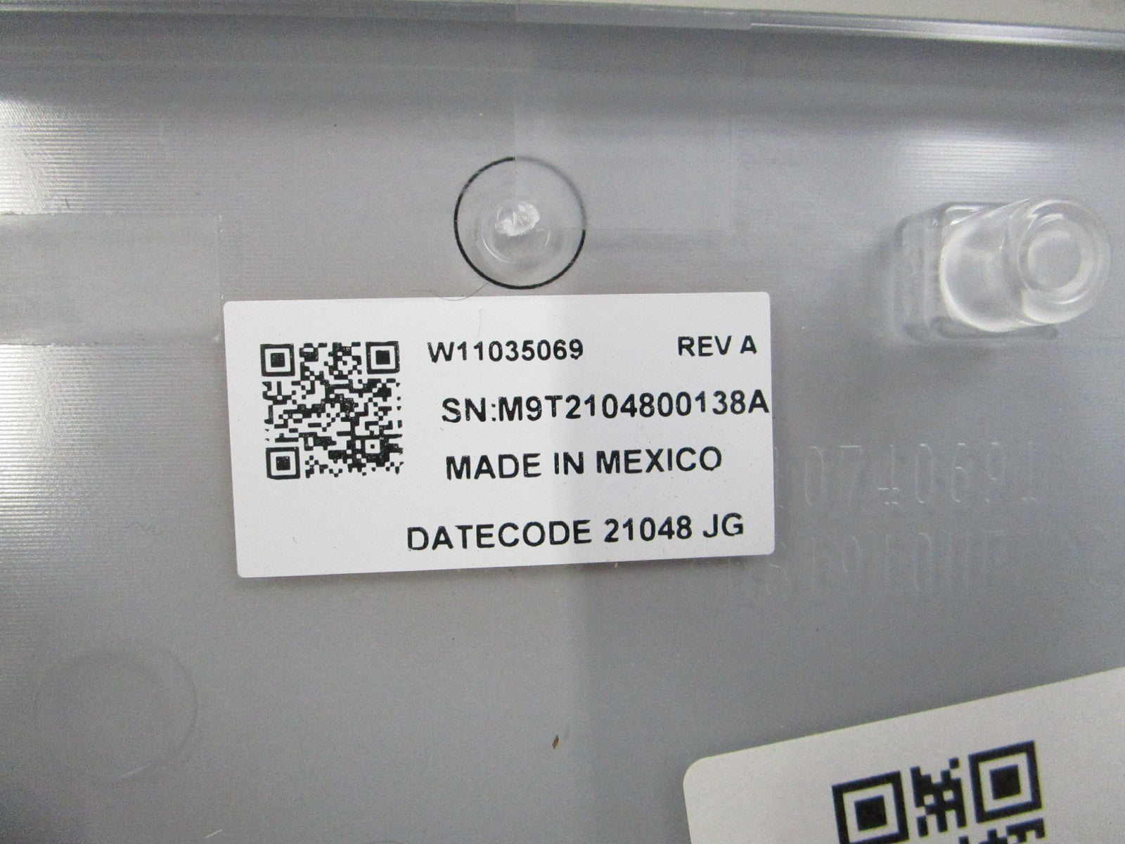 NEW OEM W11115283 Whirlpool Control Panel 0810