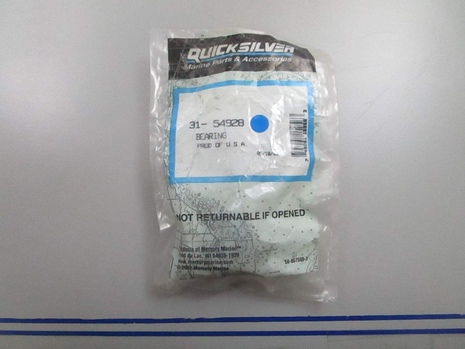 *NEW OEM* 0810 Mercury Quicksilver Bearing 31-54928