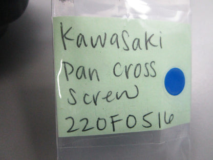 NEW OEM Kawasaki 220F0516 Pan Cross Screw 0810