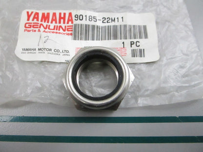NEW OEM 90185-22M11 Yamaha Self Locking Nut 0810