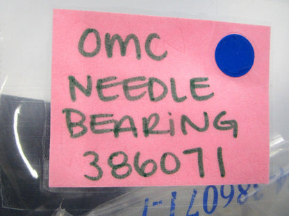 *NEW OEM* 0810 OMC Johnson Evinrude Needle Bearing 386071 0386071