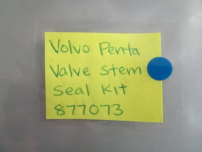 NEW OEM Volvo Penta 877073 Valve Stem Seal Kit 0820