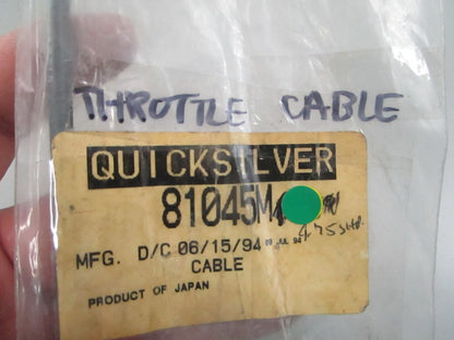 Mercury Quicksilver NEW OEM Throttle Cable 81045M 0810