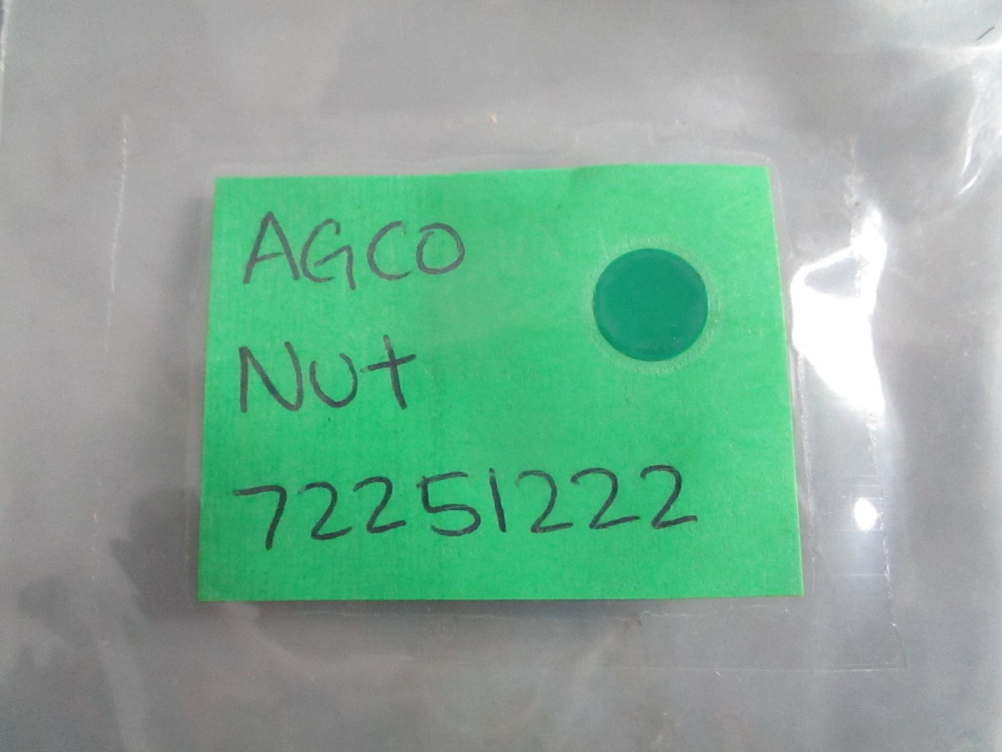 NEW OEM 72251222 AGCO Nut 0820
