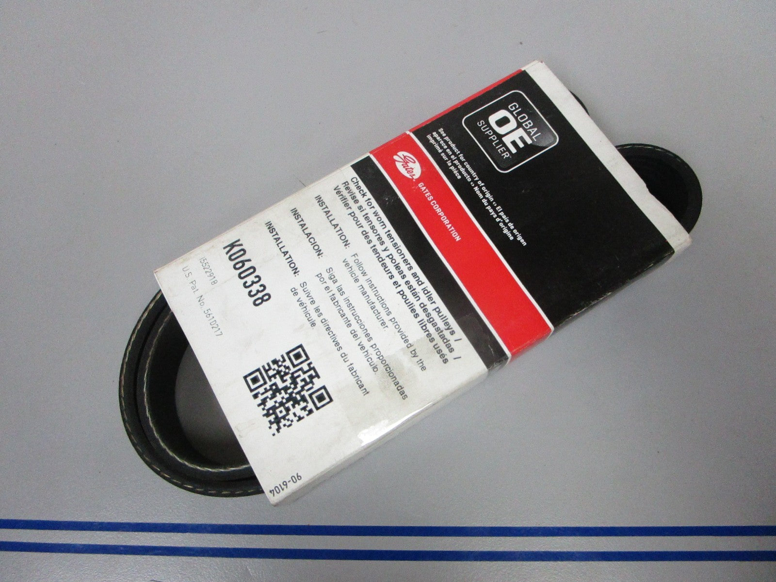 NEW K060338 Gates Micro-V 13/16" x 34 ⅜" Serpentine Belt 0720