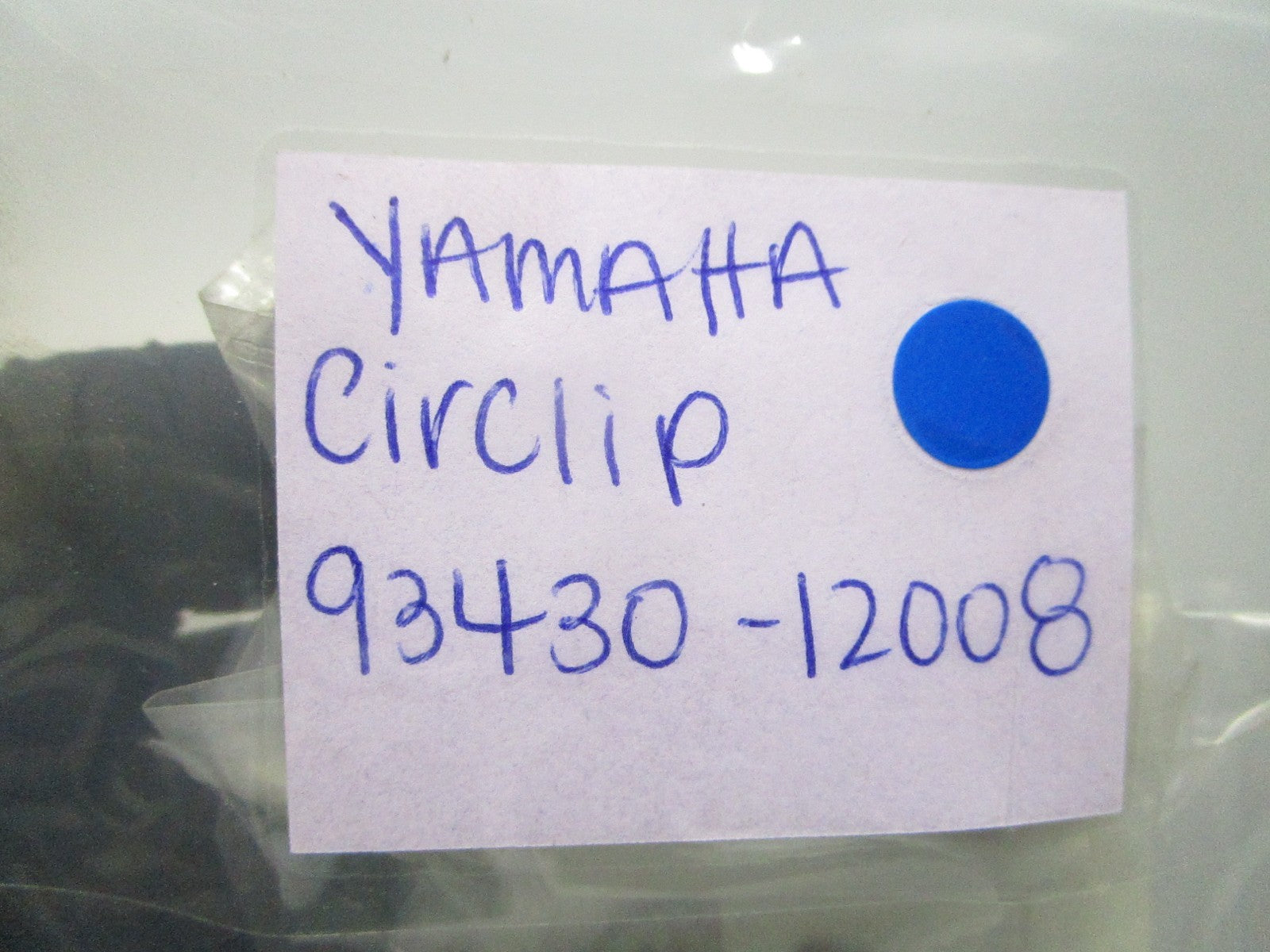 *NEW OEM* (LOT OF 2) 0810 Yamaha Circlip 93430-12008