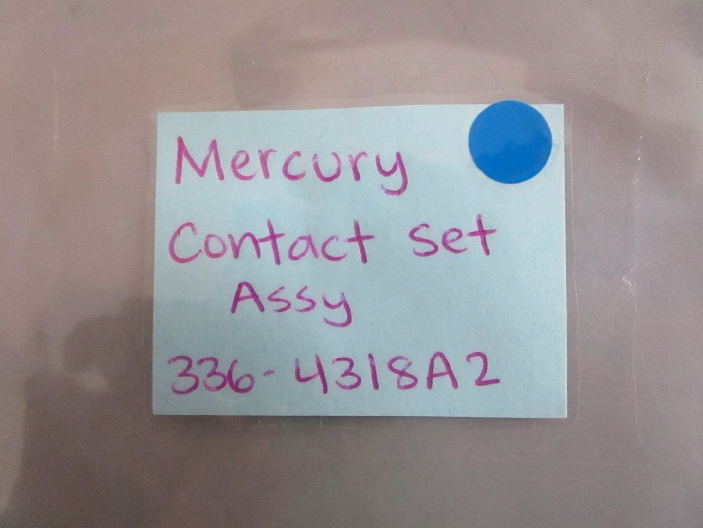 NEW OEM 336-4318A2 Mercury Quicksilver Contact Set Assy 0820