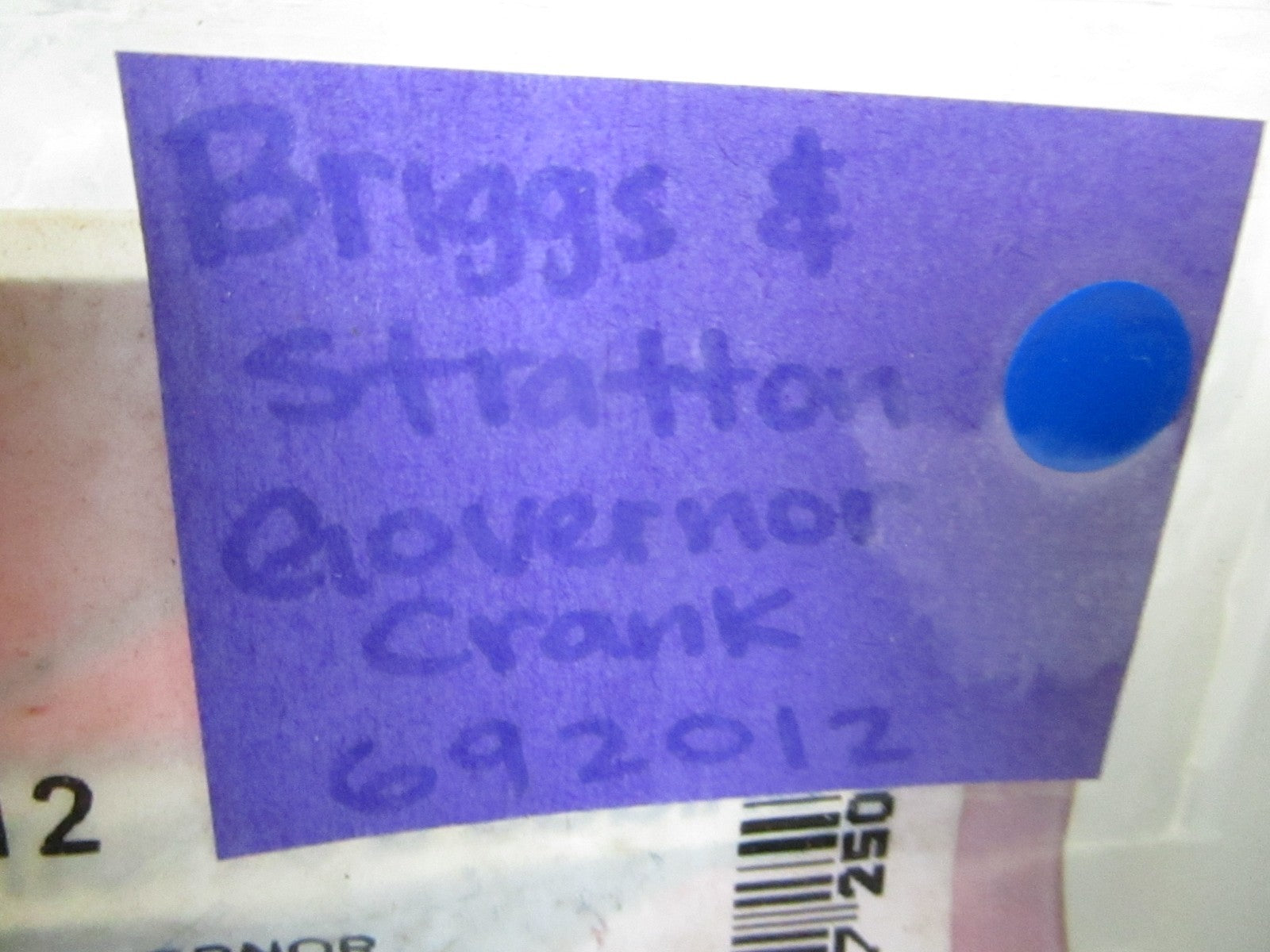 NEW OEM 692012 Briggs & Stratton Governor Crank 0810