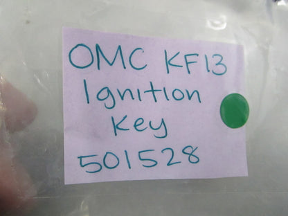 NEW OEM (LOT OF 2) 501528 0501528 OMC Johnson Evinrude KF 13 Ignition Key 0810