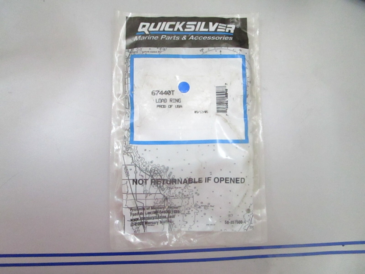 *NEW OEM* 0780 Mercury Quicksilver Load Ring 67440T