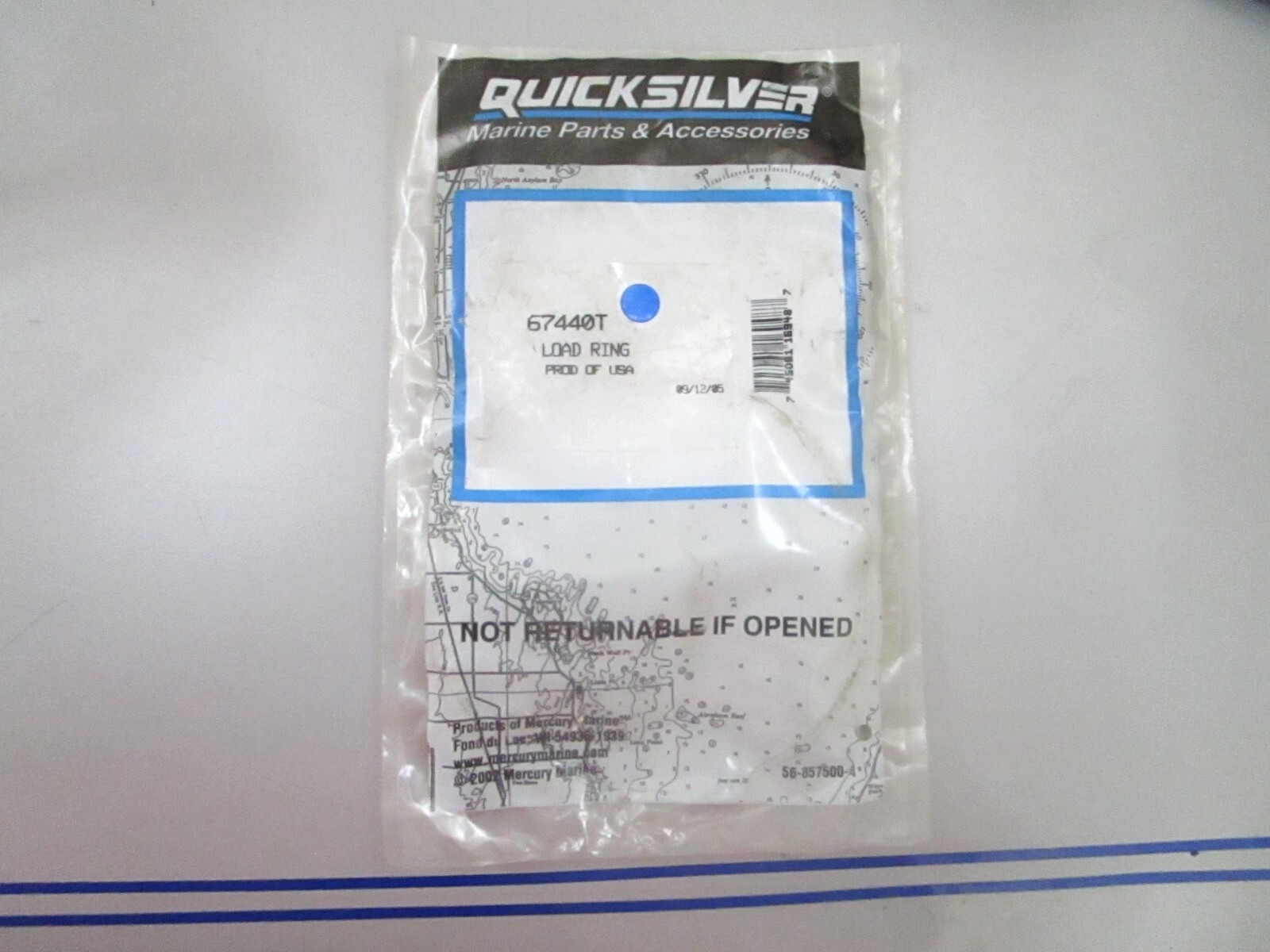 *NEW OEM* 0780 Mercury Quicksilver Load Ring 67440T