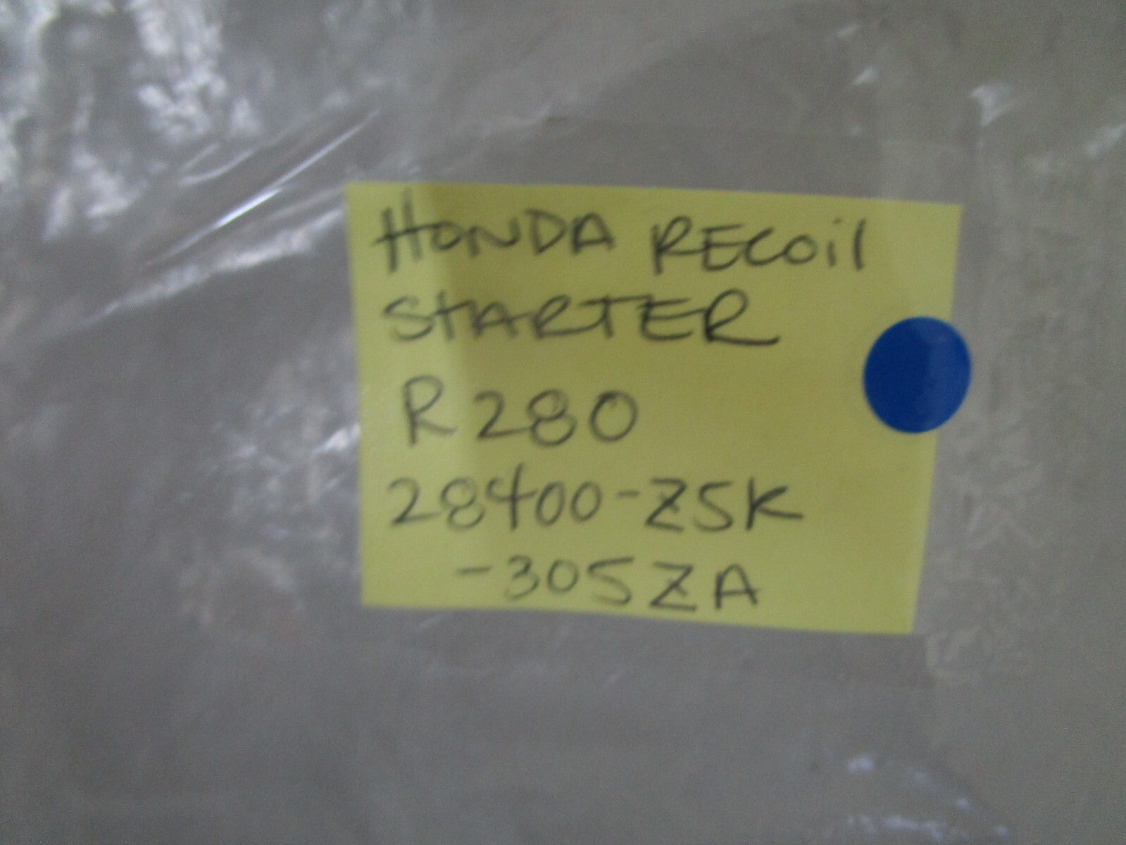 *NEW OEM* 0810 Honda Recoil Starter R280 28400-Z5K-305ZA